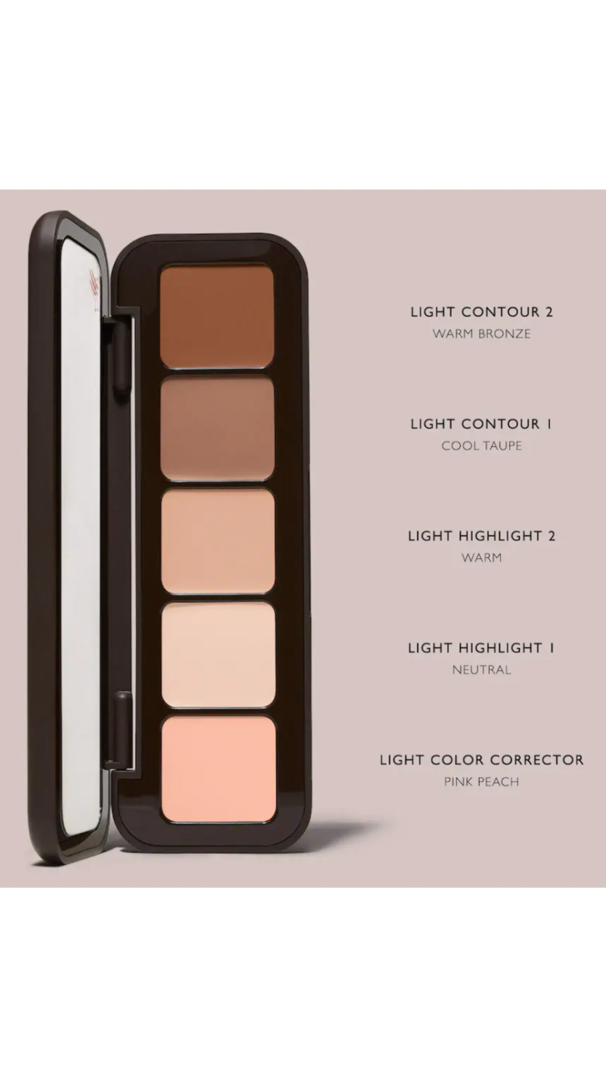 Paleta Underpainting de Iluminación y Contorno Facial – m.ph by Mary Phillips– Miracle Store Colombia