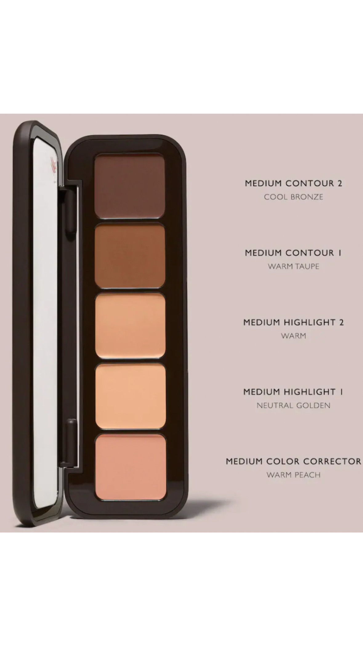 Paleta Underpainting de Iluminación y Contorno Facial – m.ph by Mary Phillips– Miracle Store Colombia