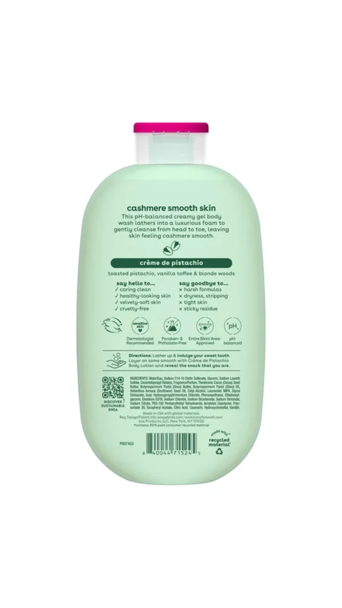 EOS Gel de ducha Vanilla Cashmere Original – Miracle Store Colombia