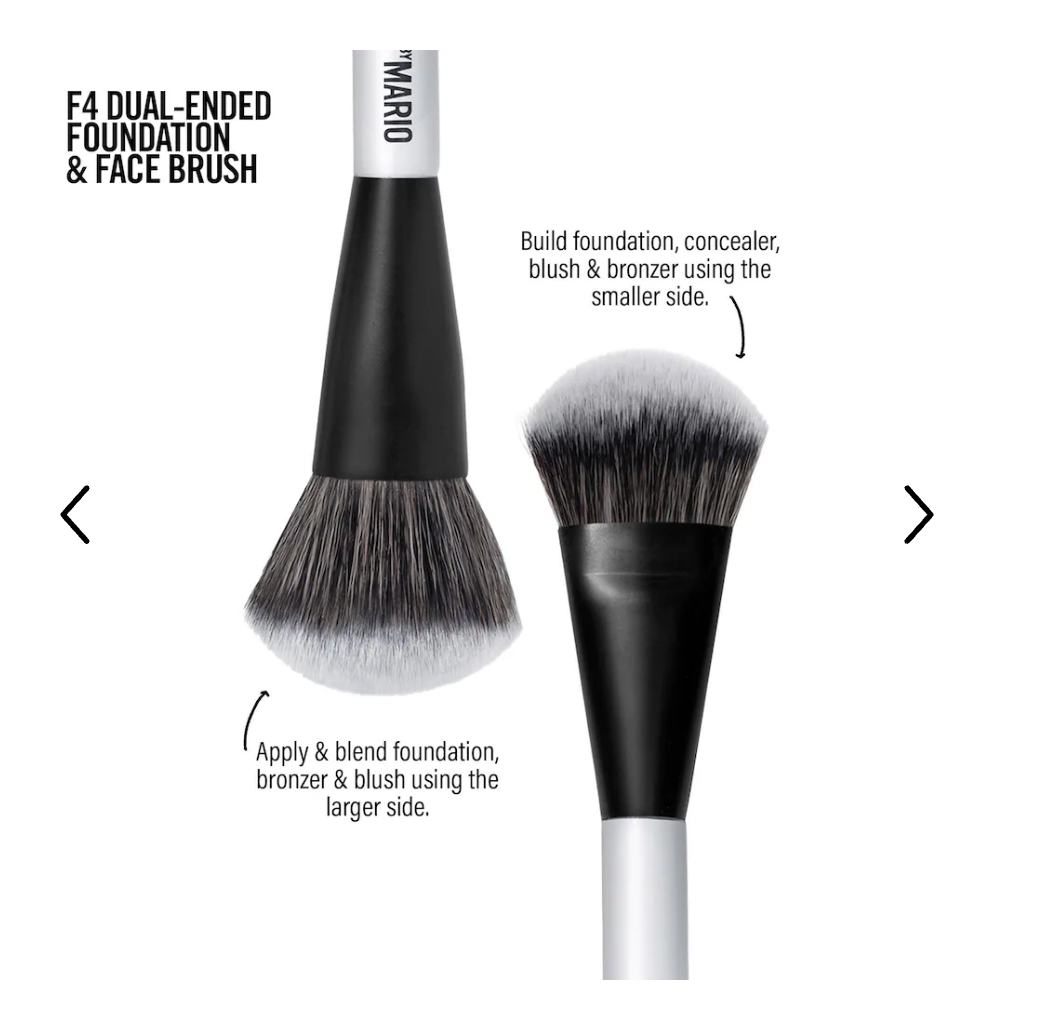 Brocha F4 Doble Punta para Base Makeup by Mario Original – Miracle Store Colombia