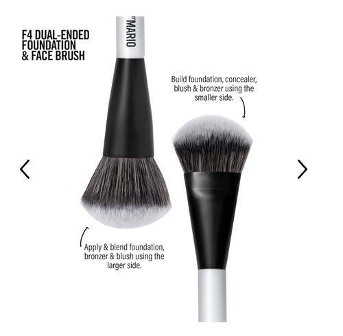 Brocha F4 Doble Punta para Base Makeup by Mario Original – Miracle Store Colombia