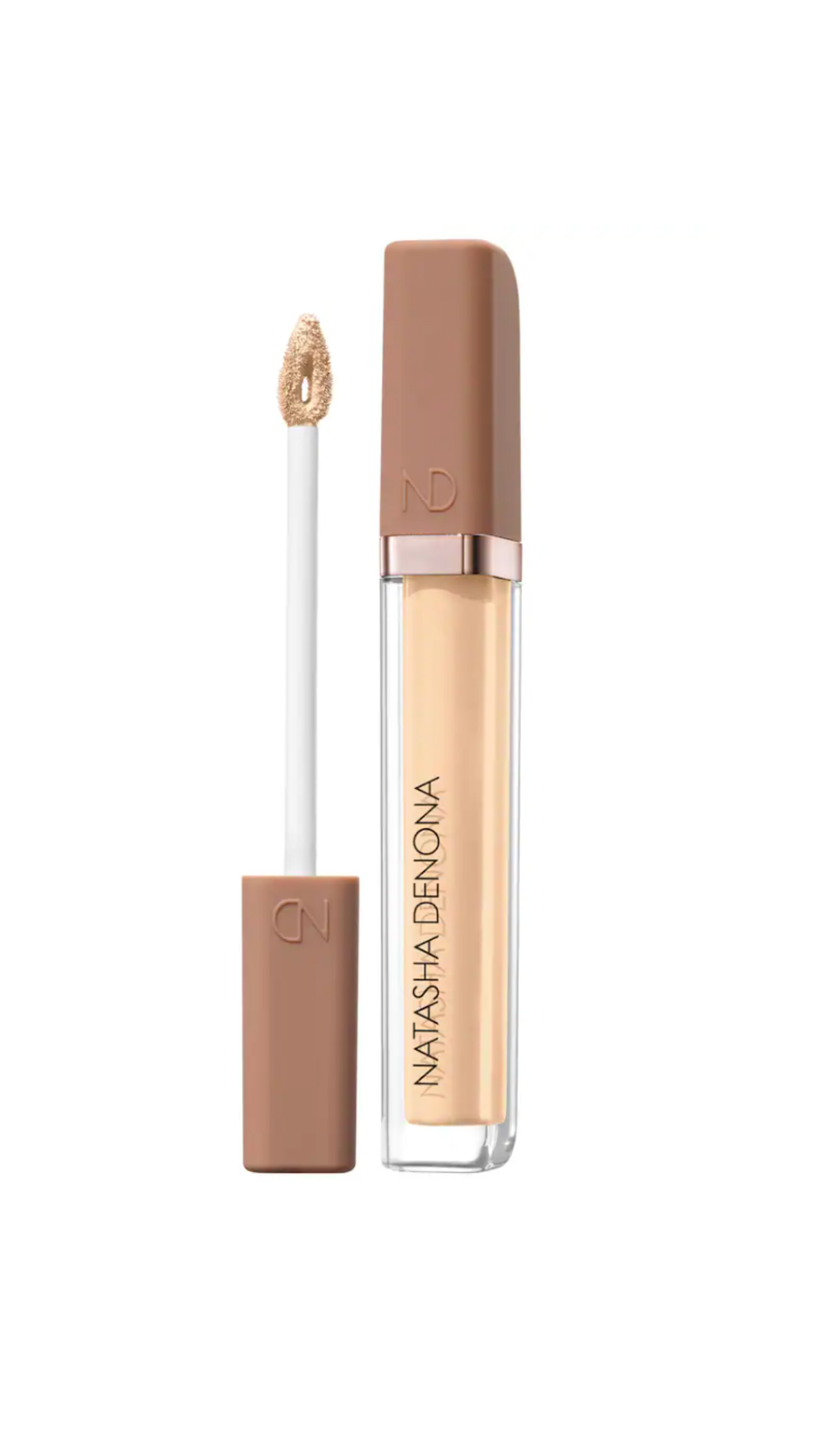 Corrector serum HY-GLAM de Natasha Denona, cobertura buildable hasta 19H sin marcar líneas, 100% original. Envío nacional desde Miracle Store Colombia.