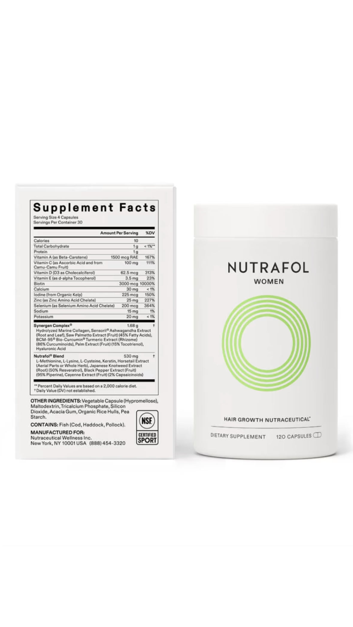 Nutrafol Pastillas Crecimiento Capilar Mujer Original – Miracle Store Colombia